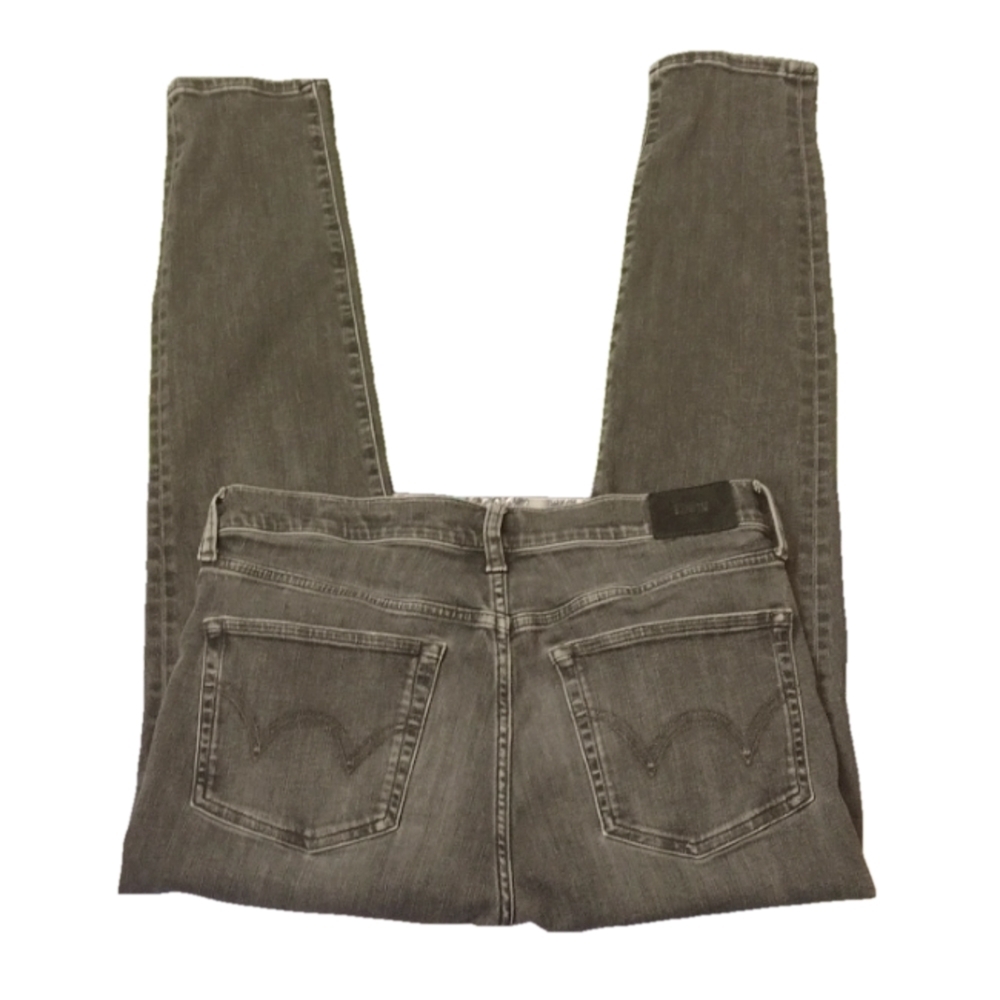 Edwin By Saitex Grayish Black Pixie Mid Rise Skin… - image 4